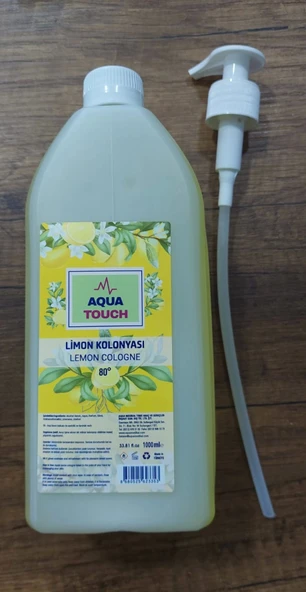 Aqua Limon Kolonyası 80 Derece 1 Lt