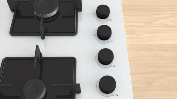 Profilo Beyaz Cam Ankastre Set (FRMA234B - DVK6J429 - OE36K2P10D) - 6