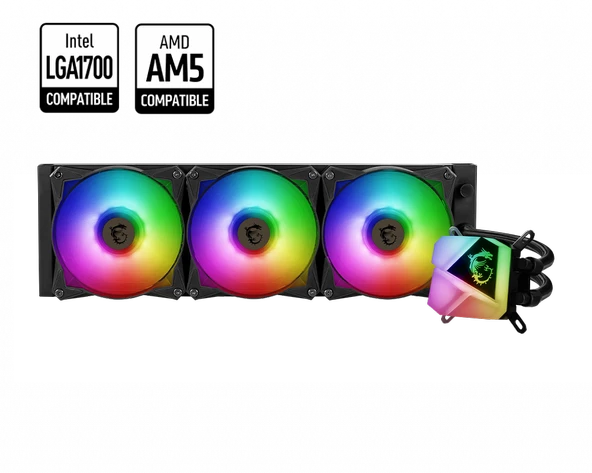 MSI MAG CORELIQUID C360 360 MM ARGB SIVI İŞLEMCİ SOĞUTUCUSU