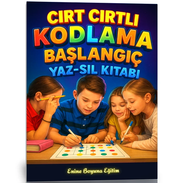 Cırt Cırtlı Kodlama Başlangıç YAZ-SİL Kitabı ürün görseli 1