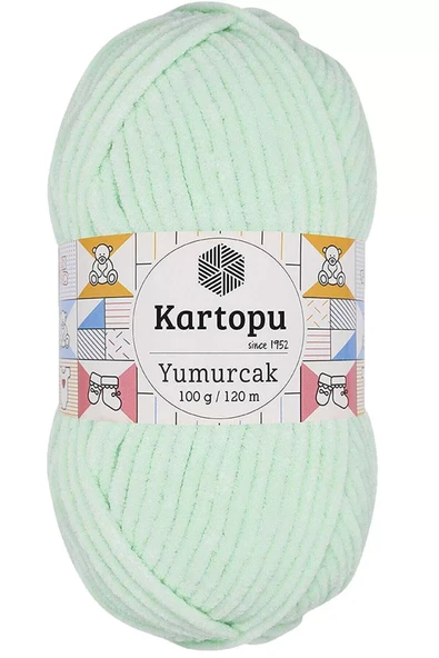 1 Adet Yumurcak Kadife El Örgü İpi Su Yeşili K560
