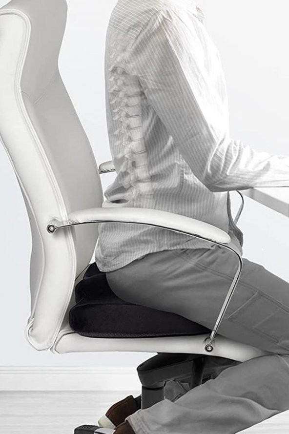 Visco Cocix Minder Ortopedik Oturma Minderi Koltuk Sandalye Minderi - 5