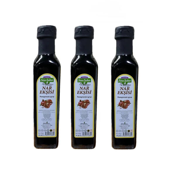 Doğal Nar Ekşisi 330 G, 3 Adet Lokman Sena Sultan