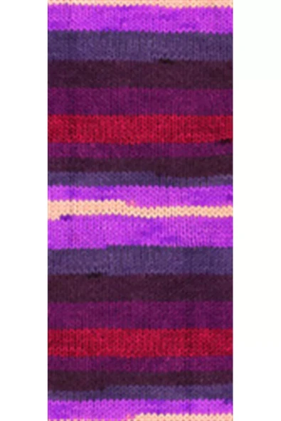 1 Adet Vega Stripe Premium Akrilik El Örgü İpi Yünü No: 82412 - Resim 5