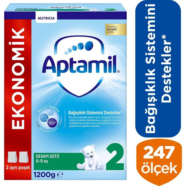 Aptamil Devam Sütü Maması No2 6-9 Ay 1200 Gr - 2