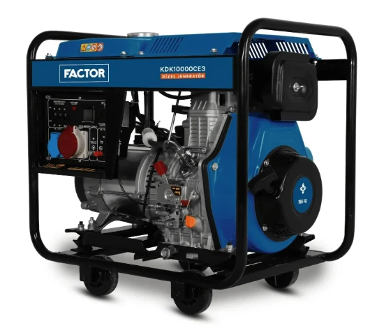 Factor KDK 10000 CE3 9.4 kVA Dizel Trifaze Jeneratör ürün görseli 1