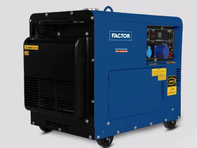 FACTOR KDK 10000 SC Marşlı Monofaze 9,5 kVA Kabinli Dizel Jeneratör ürün görseli 1