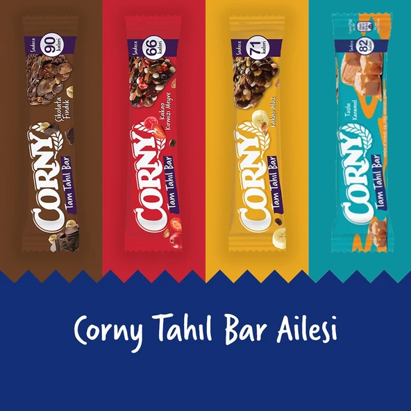 CORNY Tahıl & Kuruyemiş Bar Karışık 6’lı Set 72 adet Enerji ve Atıştırmalık Bar - 2