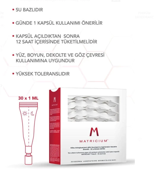 Bioderma Matricium Cilt Bakım Kapsülü 30 x 1 ml - Resim 2