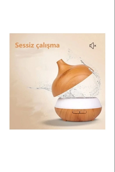 Hava Nemlendirici 7 Led Işıklı Aromatik Oda Kokusu 550 Ml Kahve Aroma Difüzörü Buhar Makinası - 4