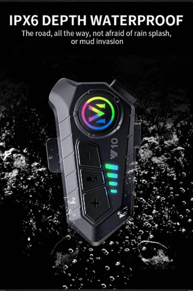 Y10 Kask Kulaklık Bluetooth Motosiklet Kulaklık 5,3 Bluetooth Intercom Motorsiklet Kulaklık - 4