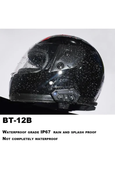 Bt-12b 2 Binici Eşleşme Özellıklı Motosiklet Bluetooth Intercom - 2