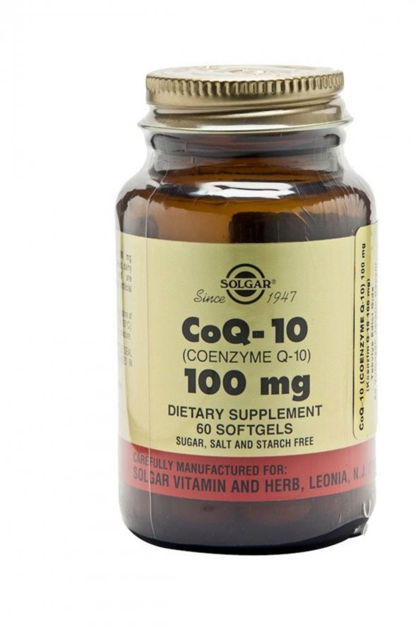 Solgar Koenzım Q-10 100 mg 60 Softjel
