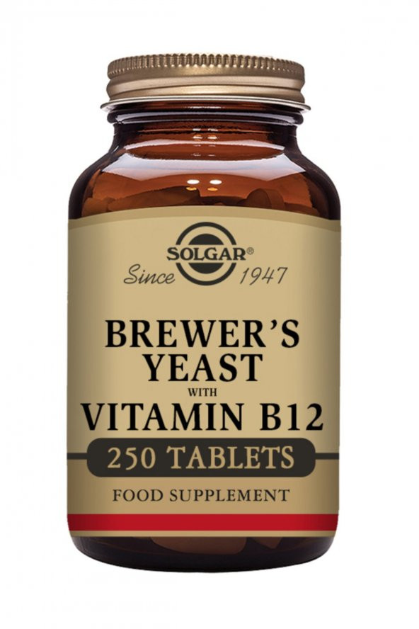 Solgar Brewers Yeast With Vitamin B12 250 Tablet