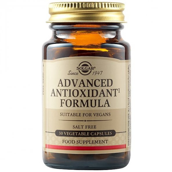 Solgar Advanced Antioxidant Formula 30 Kapsül