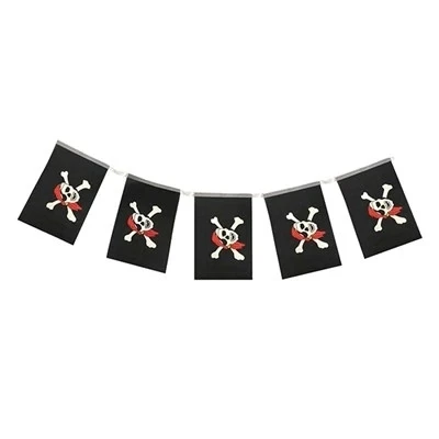 Korsan Partisi Korsan Logo Baskılı Flama Süs Afiş Süsleme 8 Li - 1