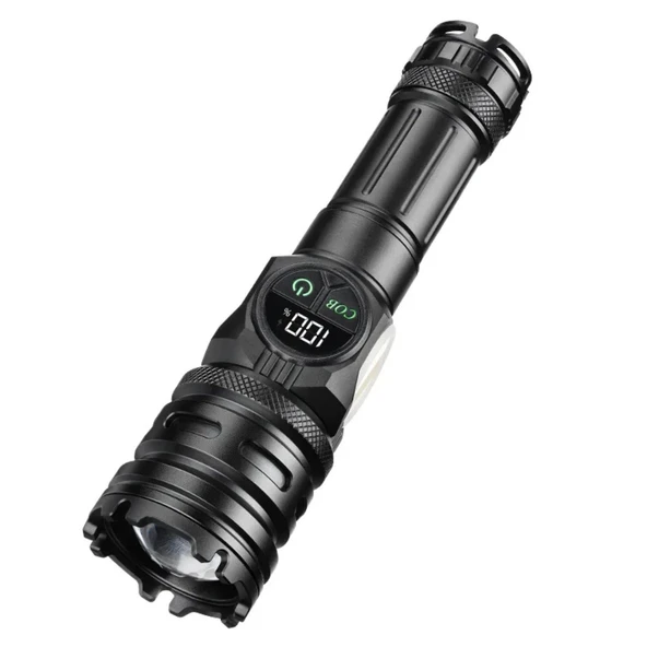 Şarj Edilebilir Zoomlu El Feneri - Wison - 2500 Lümen - 25 Watt - 1