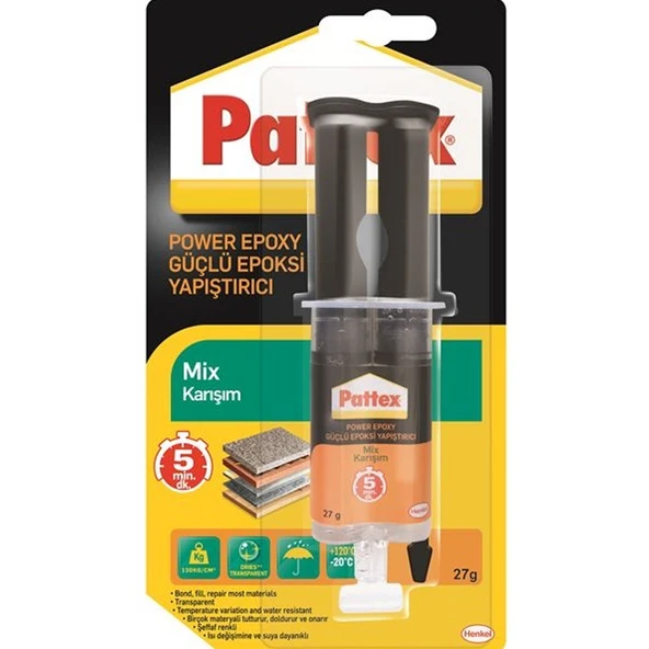 Pattex Yapıştırıcı Power Universal Mix Epoksi 27 GR 1380802 - 1