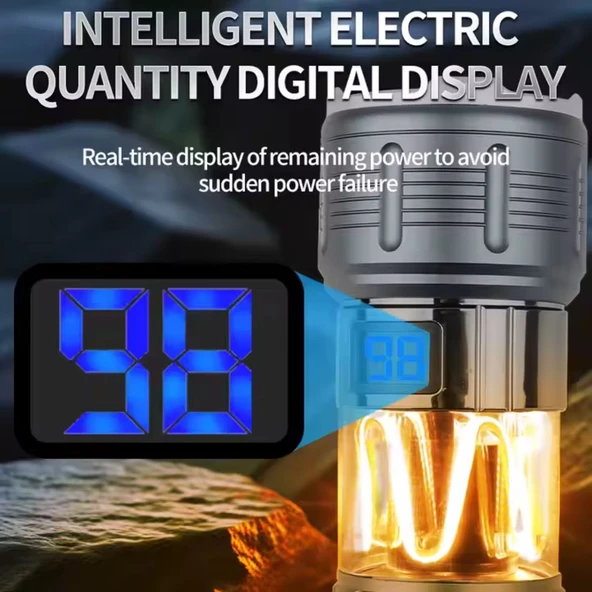 Şarj Edilebilir El Feneri - Wison - 10 Watt - 8