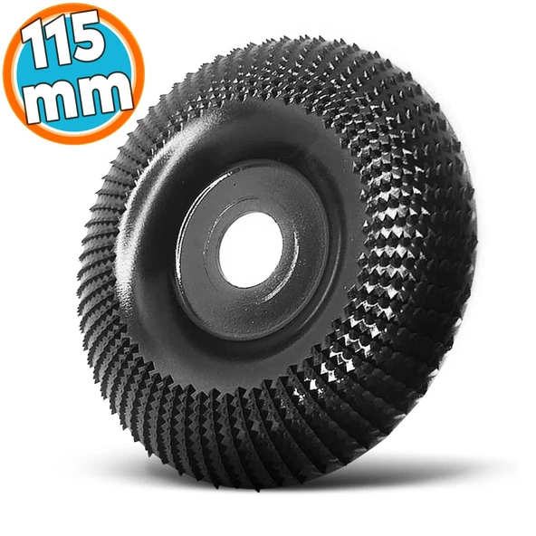 Ahşap Törpüleme Oyma Eğe Diski Ahşap Kesici Kesme 115 mm Oyuk Açma Testeresi Taşlama Makine Uyumlu