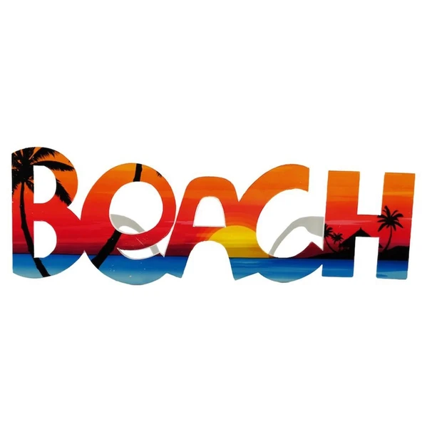 Beach Yazılı Parti Gözlüğü Yaza Merhaba Hawaii Show Gözlüğü 19x6 Cm - Resim 2