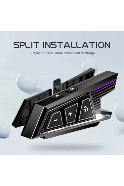 Bt40 Kask Kulaklık Bluetooth Motosiklet Kulaklık Intercom 5.3 - 5