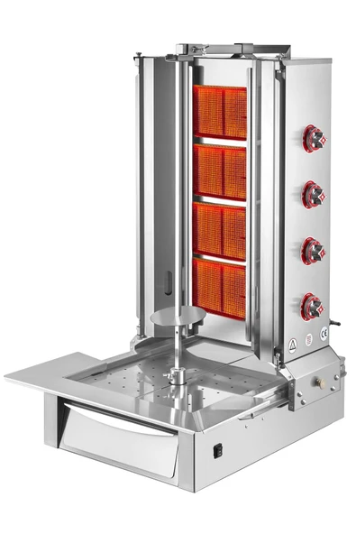 KUTLU TİCARET KUTLU 4 RADYAN ALTTAN MOTORLU DÖNER OCAĞI ürün görseli