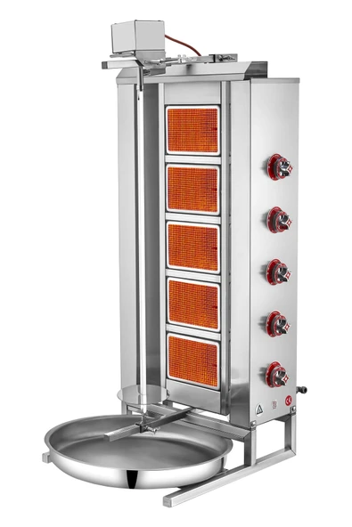 KUTLU TİCARET KUTLU 5 RADYAN  ALTTAN MOTORLU DÖNER OCAĞI ürün görseli