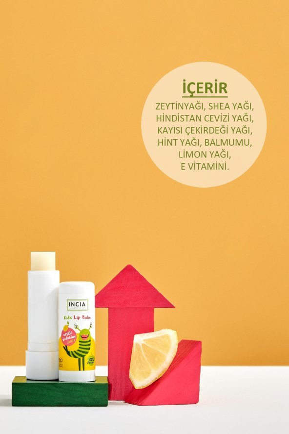 Incia Kids Lip Balm Limon 6 gr - 2