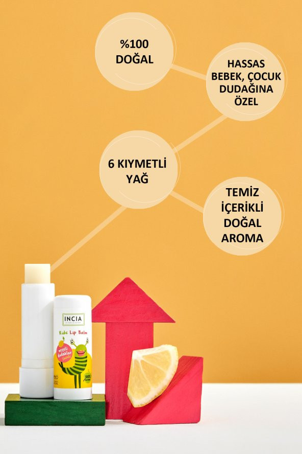 Incia Kids Lip Balm Limon 6 gr - 3