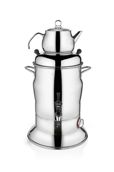 KUTLU TİCARET KUTLU 1 DEMLİKLİ 16 LT ÇAY SEMAVERİ ürün görseli