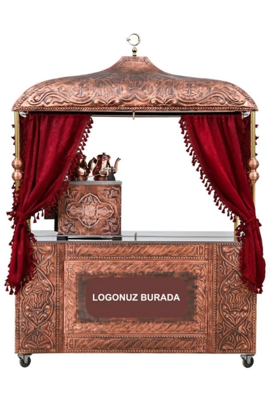 KUTLU TİCARET Bakır Kahveci Güzeli Standı - Resim 2