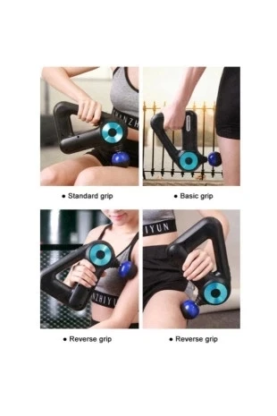 12 Başlıklı Profesyonel Masaj Sı Sporcu Masaj Aleti Seti  6 Hızlı Şarjlı Masaj - Resim 3