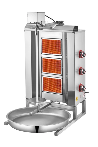 KUTLU TİCARET KUTLU 3 RADYAN ÜSTTEN MOTORLU DÖNER OCAĞI ürün görseli