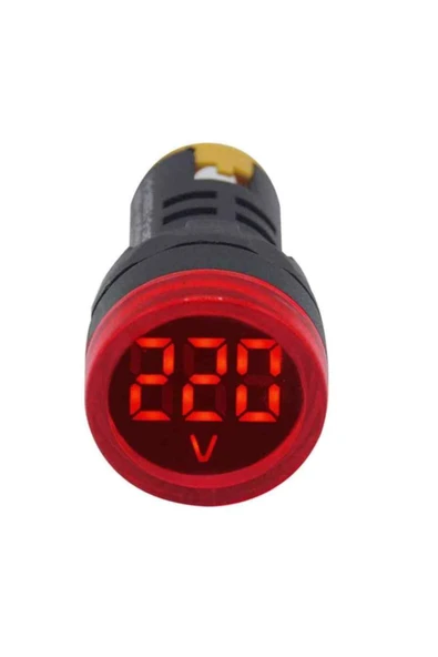 22 AS-K 100A Kırmızı AD-116 Serisi Ampermetre