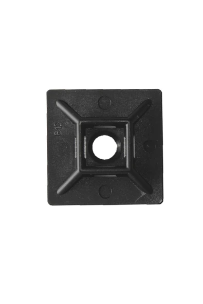 Tyk2828 28x28 mm Siyah 100 Adet Yapışkanlı Kroşe