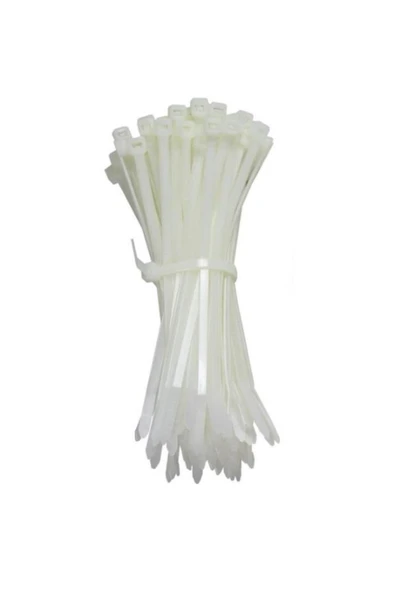 Kablo Bağı 200x4,8 mm Beyaz 100 Adet - 1