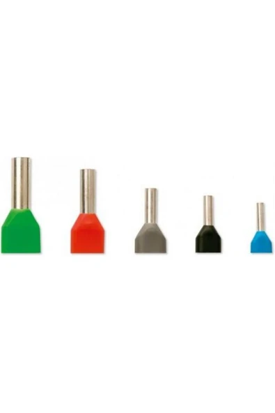 8mm 2x0,75 Mm2 Çift Girişli Yüksük (500 ADET) 8680734742401
