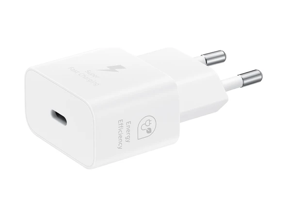 Samsung EP-T2510N Type C Hızlı Şarj Adaptörü 25W Beyaz - 4