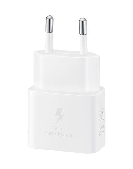 Samsung EP-T2510N Type C Hızlı Şarj Adaptörü 25W Beyaz - 5