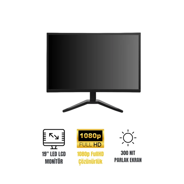 Monitörlü 4'lü Kamera Seti – ExitCam 1080p FullHD + 320GB HDD + 19'' Ekran Dahil - 6