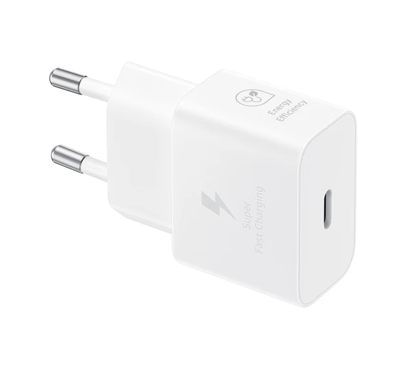 Samsung EP-T2510N Type C Hızlı Şarj Adaptörü 25W Beyaz - 2