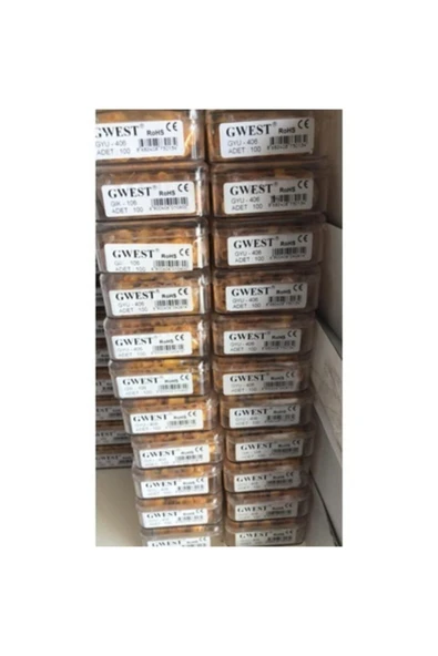 Gyu-406 M4 Delikli 4-6mm² Kablo Pabucu (100 Adet) - 2