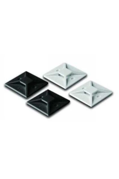 Tyk2828 28x28 mm Siyah 100 Adet Yapışkanlı Kroşe - 2