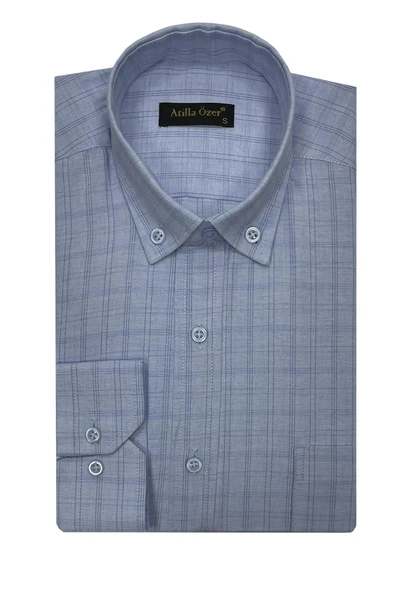 Atilla Özer Uzun Kol Klasik Erkek Gömlek 7337 - 8