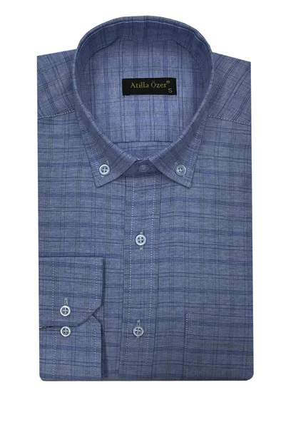 Atilla Özer Uzun Kol Klasik Erkek Gömlek 7337 - 4