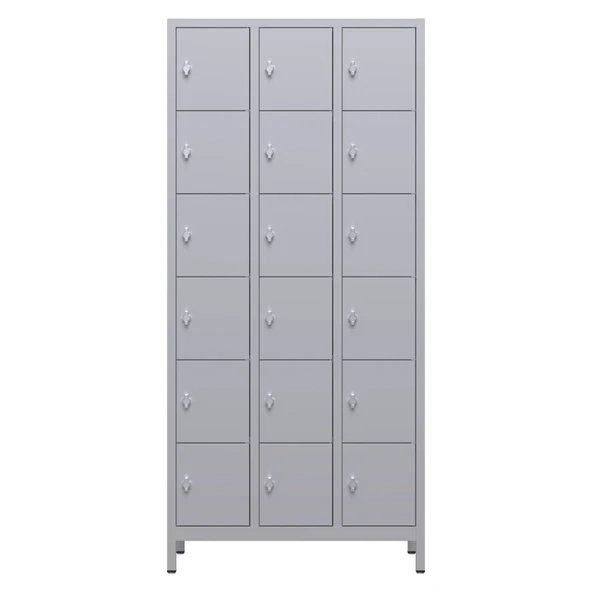 Soyunma Dolabı 18 Kişilik Metal Dolap, İşçi Soyunma Dolabı - 5