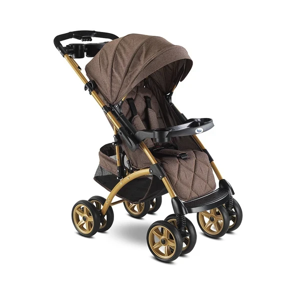 Babyhope Bh-609 Polo Puset Gold Çift Yönlü -spor Tarz Model Bebek Arabası
