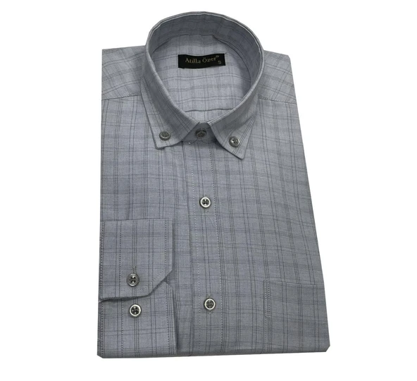 Atilla Özer Uzun Kol Klasik Erkek Gömlek 7337 - 7