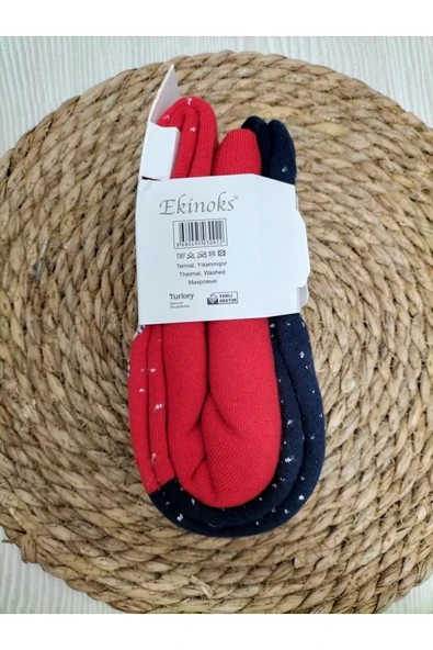 Ekinoks Havlu Şardonlu Kışlık Polar Külotlu Çorap - 11